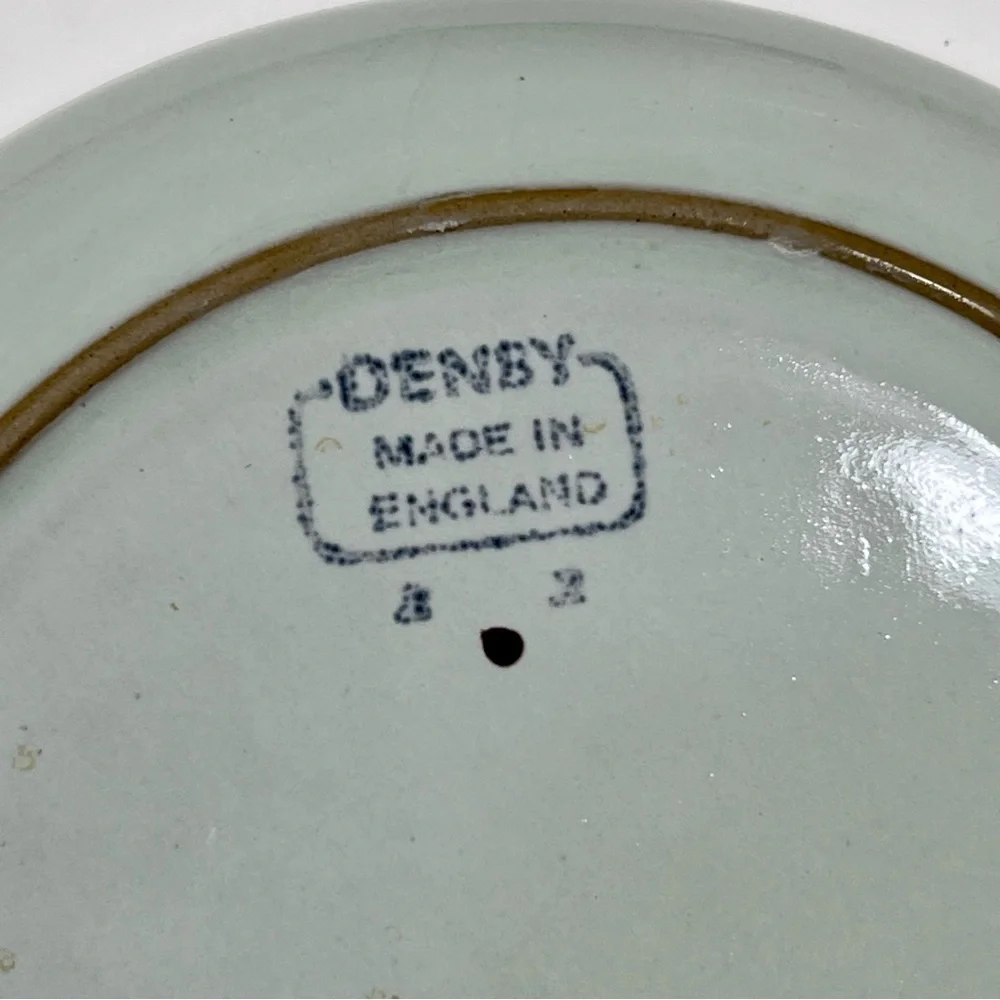 Vintage Denby Langley Bread Dessert Plate 6.75